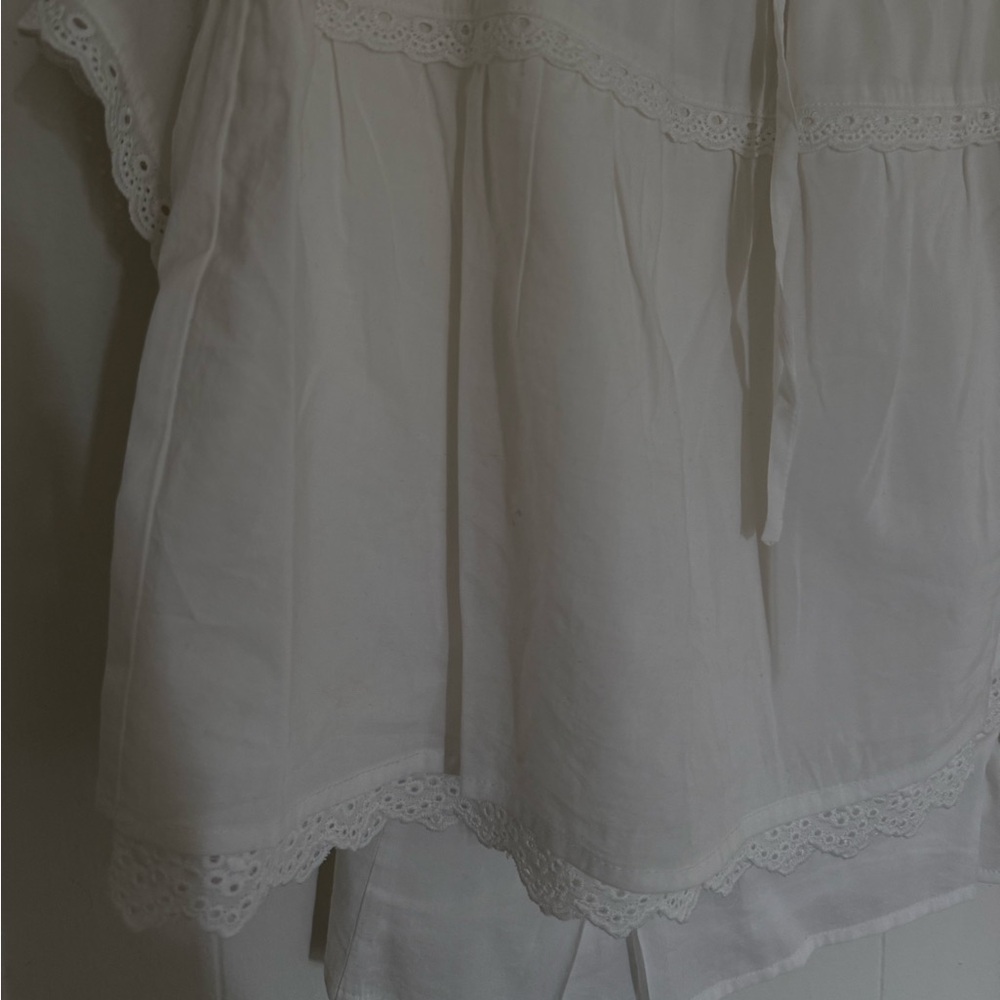 Kourt White Button-Up Top and Stevie Skirt Set - Picture 8 of 9